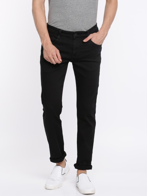 

Parx Men Black Slim Fit Mid-Rise Clean Look Jeans