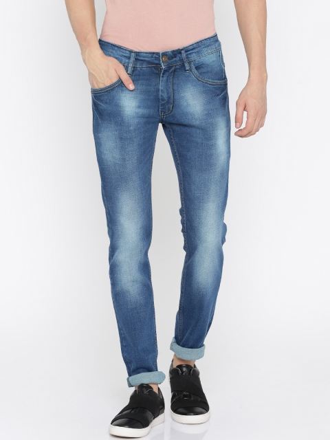 

Nature Casuals Men Blue Slim Fit Mid-Rise Clean Look Jeans