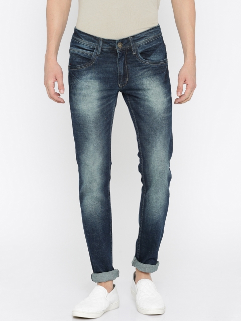 

Nature Casuals Men Blue Slim Fit Mid-Rise Clean Look Jeans