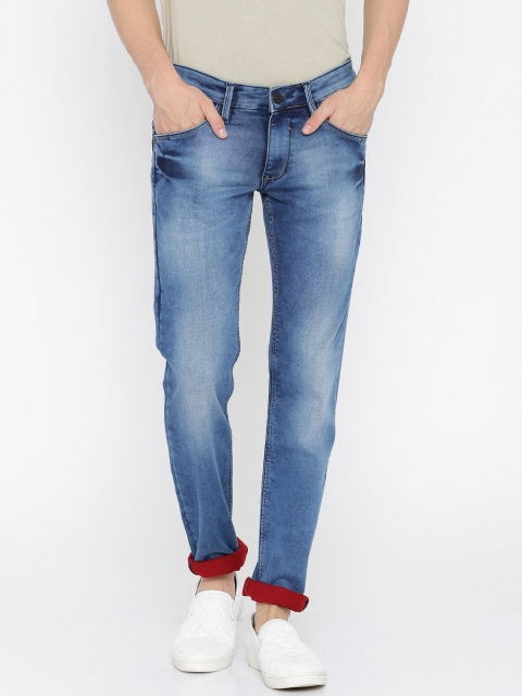 

Nature Casuals Men Blue Slim Fit Mid-Rise Clean Look Jeans