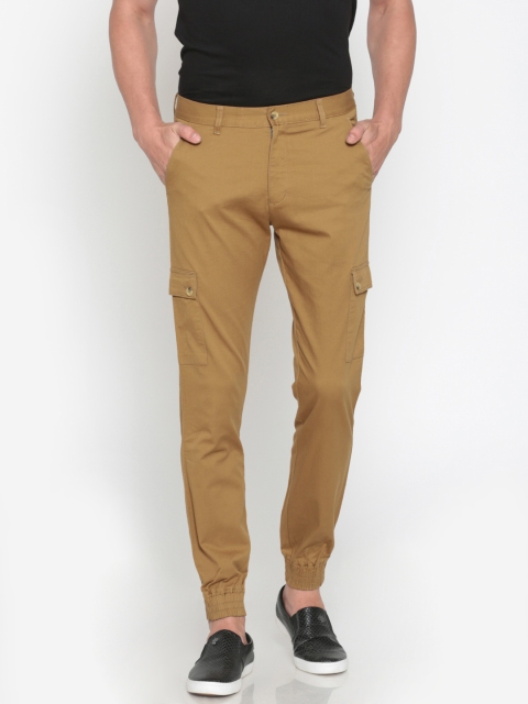 

Nature Casuals Men Khaki Regular Fit Solid Joggers