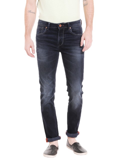 

Killer Men Blue Regular Fit Mid-Rise Clean Look Jeans