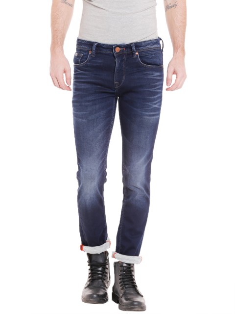 

Killer Men Blue Regular Fit Mid-Rise Clean Look Jeans