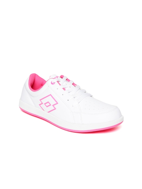 

Lotto Women White Logo Plus Sneakers