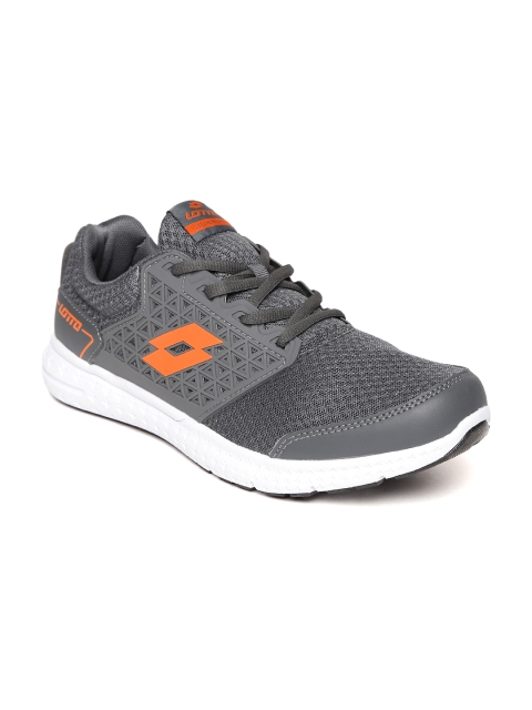 

Lotto Men Grey Fustal Track Running Shoes