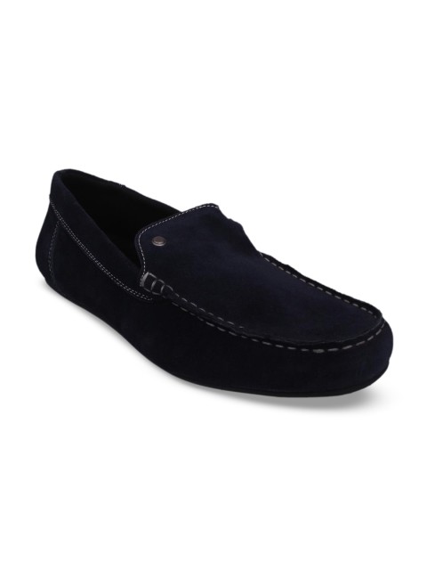 

Numero Uno Men Navy Blue Suede Loafers
