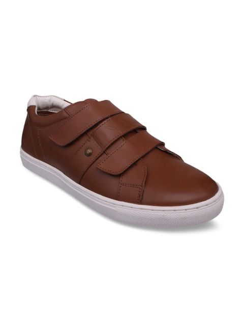 

Numero Uno Men Tan Leather Monks