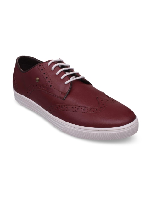 

Numero Uno Men Maroon Leather Brogues