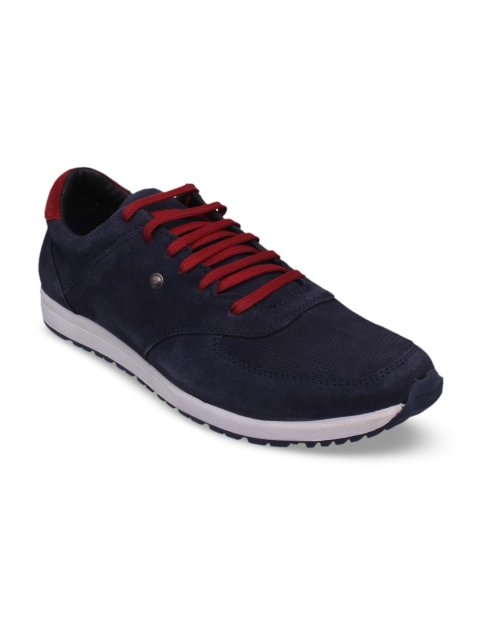 

Numero Uno Men Navy Blue Suede Sneakers