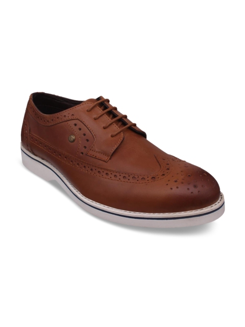 

Numero Uno Men Tan Leather Brogues