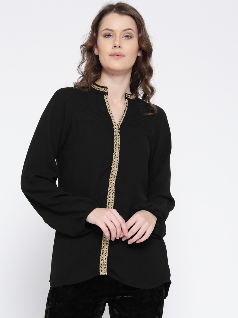 

Madame Women Black Solid Top