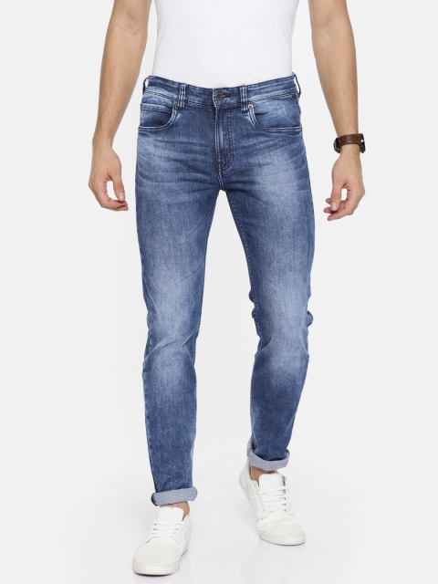 

Blackberrys Men Blue Skinny Fit Low-Rise Clean Look Stretchable Jeans
