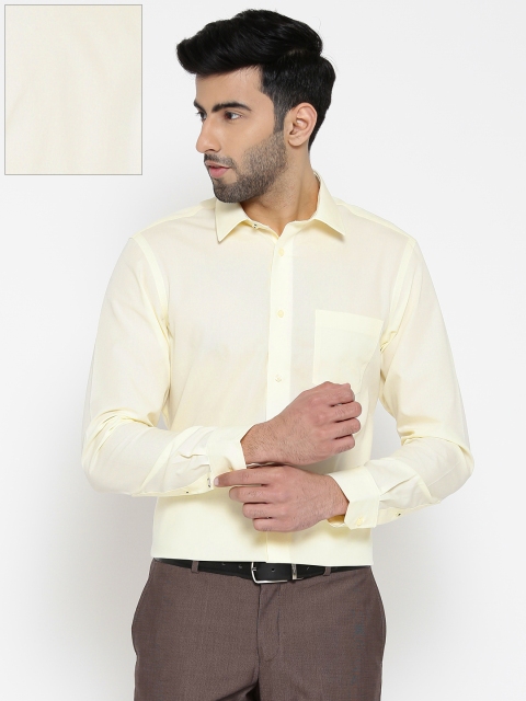 

Blackberrys Men Yellow Smart Fit Solid Formal Shirt