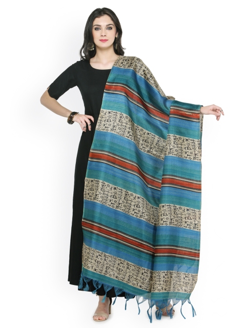 

Varanga Multicoloured Printed Dupatta, Multi