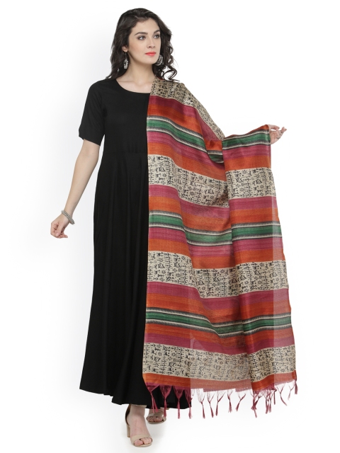 

Varanga Multicoloured Printed Dupatta, Multi