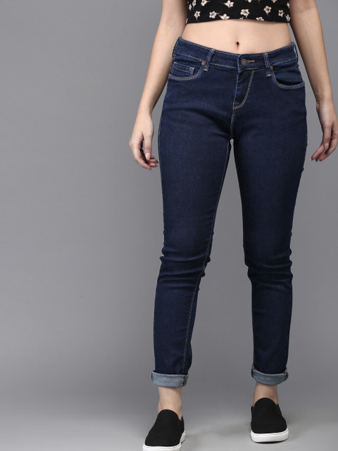 

Moda Rapido Women Blue Slim Fit Mid-Rise Clean Look Stretchable Jeans