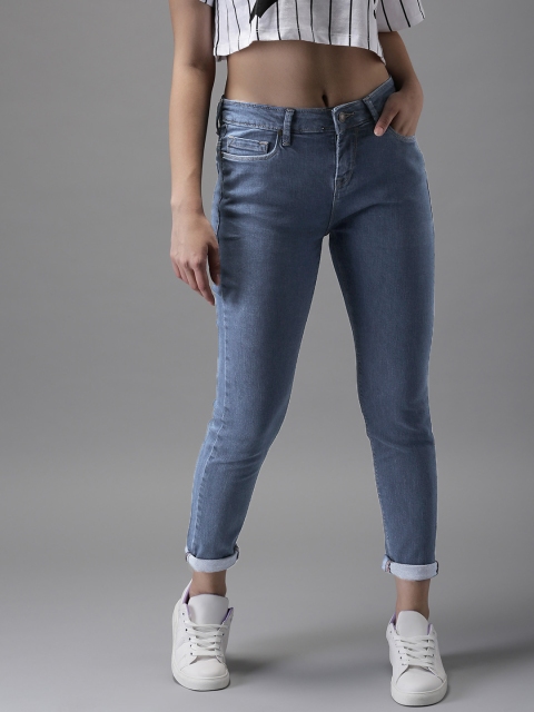 

Moda Rapido Women Blue Slim Fit Mid-Rise Clean Look Stretchable Jeans