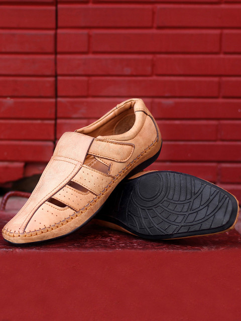 

El Paso Men Tan Comfort Sandals