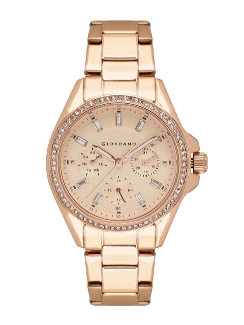 

GIORDANO Women Beige Analogue Watch 2721-44
