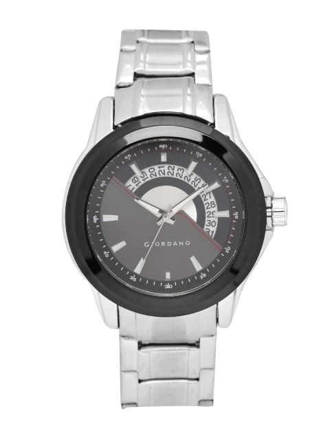 

GIORDANO Men Grey & Black Analogue Watch C1057-33
