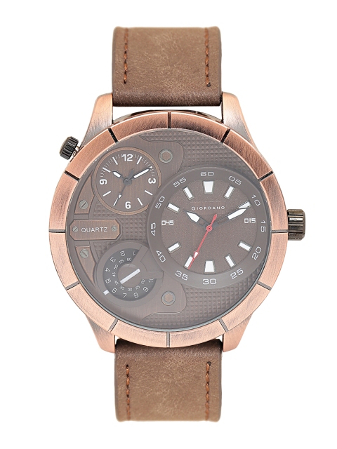 

GIORDANO Men Brown Analogue Watch C1054-04