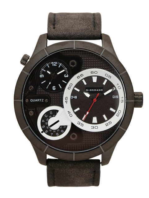

GIORDANO Men Black Analogue Watch C1054-03