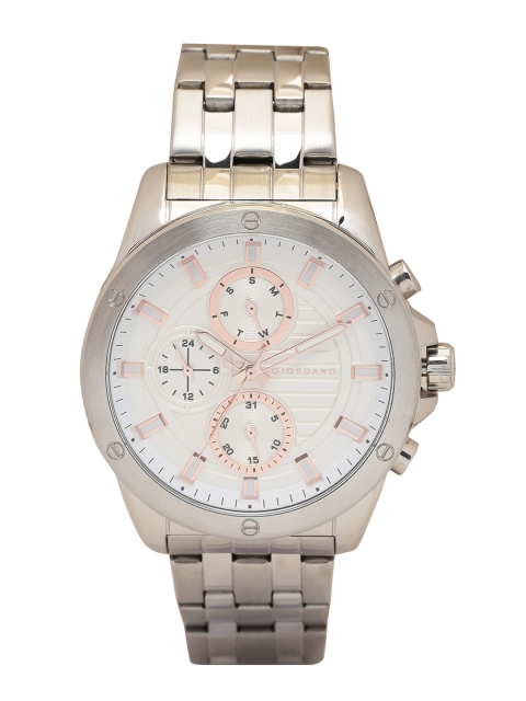 

GIORDANO Men White Multifunction Watch 1885-11