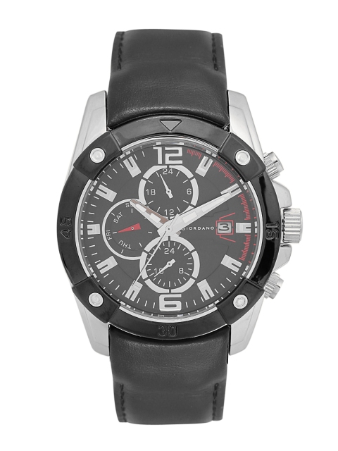 

GIORDANO Men Black Multifunction Analogue Watch C1012-01