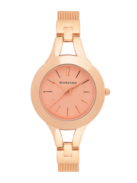 

GIORDANO Women Rose Gold-Toned Analogue Watch C2039-22