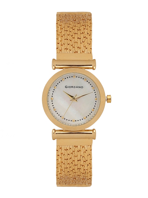 

GIORDANO Women Off-White Analogue Watch C2038-33