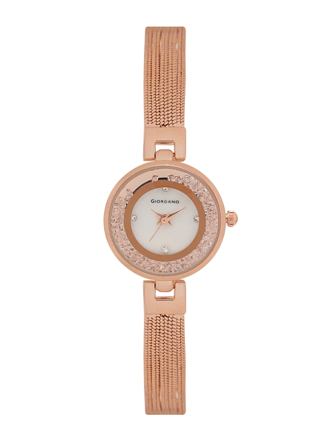 

GIORDANO Women Off-White Analogue Watch C2040-11