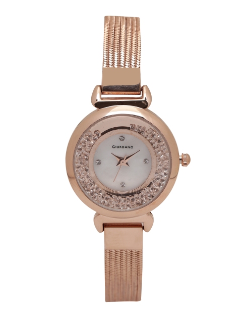 

GIORDANO Women Off-White Analogue Watch C2047-11