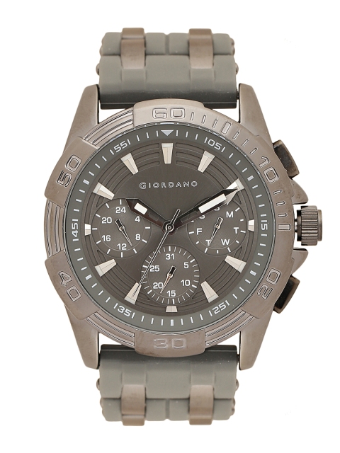 

GIORDANO Men Gunmetal-Toned Analogue Watch C1015-01, Metallic