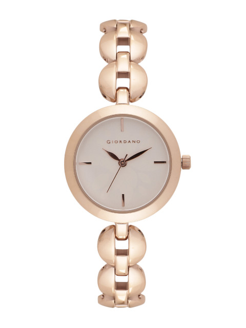 

GIORDANO Women Off-White Analogue Watch C2011-22