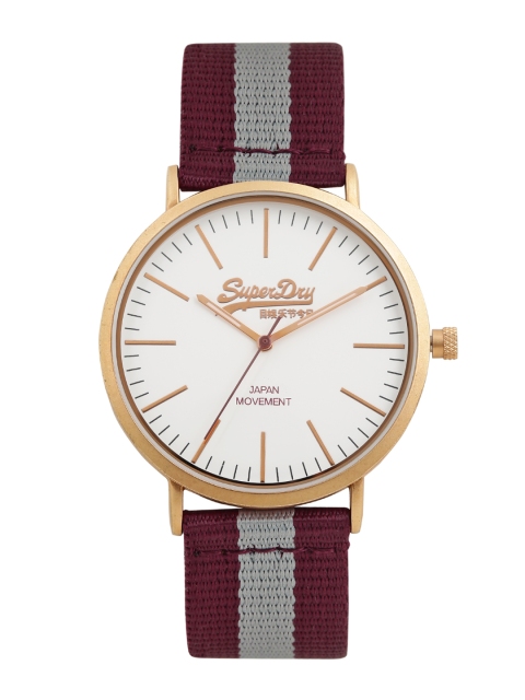

Superdry Men Off-White Analogue Watch SYG183VE