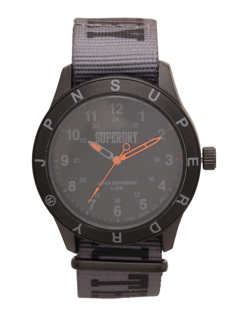 

Superdry Men Black Analogue Watch SYG186BE