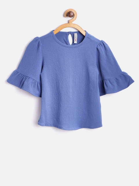 

Lee Cooper Girls Blue Solid Top