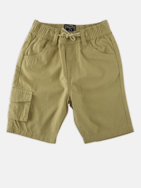 

Chirpie Pie by Pantaloons Boys Khaki Solid Regular Fit Regular Shorts