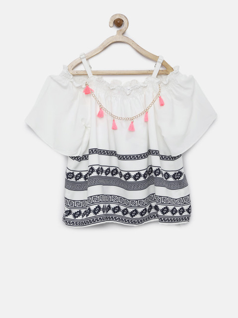 

Peppermint Girls Off-White Top