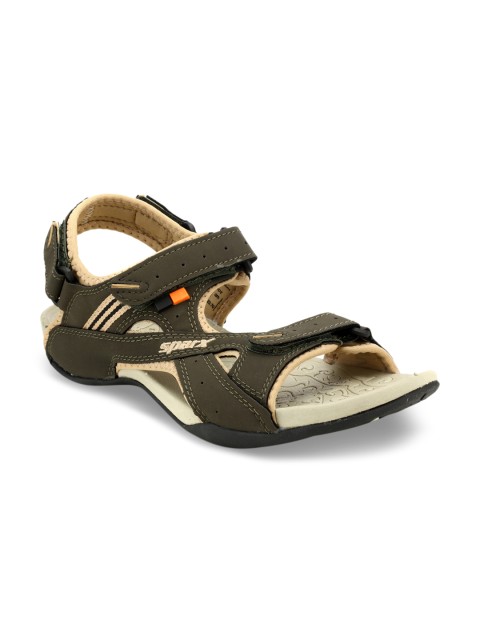 

Sparx Women Olive Green & Beige Comfort Sandals