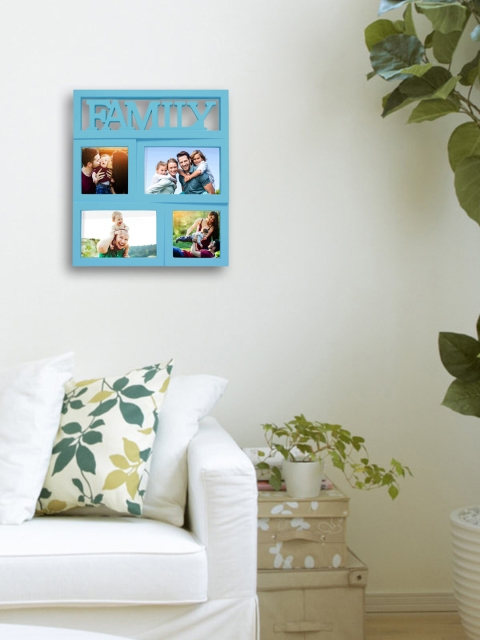

Story@home Light Blue 4-in-1 Plastic Collage Photo Frame