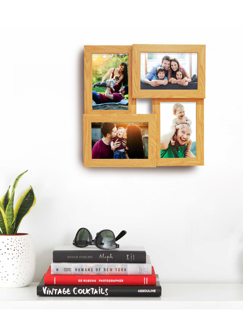 

Story@home Beige 4-in-1 Wooden Collage Photo Frame