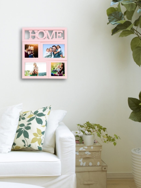 

Story@home Pink 4-in-1 Plastic Collage Photo Frame