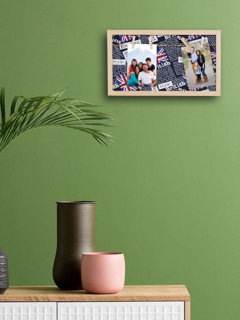 

Story@home Navy Blue 2-in-1 Wooden Collage Photo Frame