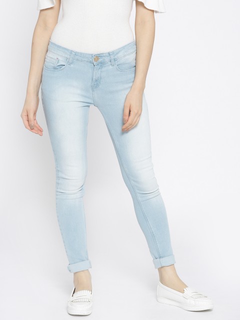 

Jealous 21 Women Blue Hottie Ultra Slim Fit Mid-Rise Clean Look Stretchable Jeans
