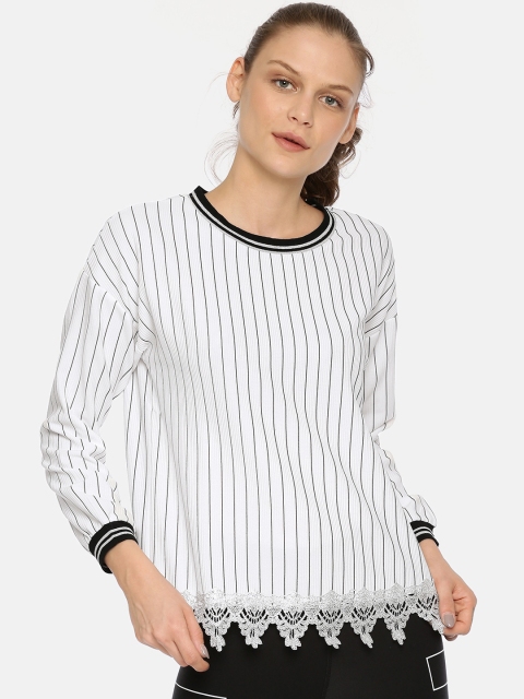 

Jealous 21 Women Off-White Striped Top