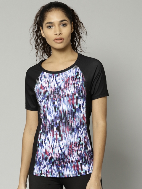 

Marks & Spencer Women Black Printed Round Neck T-shirt