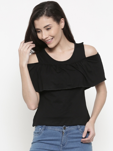 

Jealous 21 Women Black Solid Top
