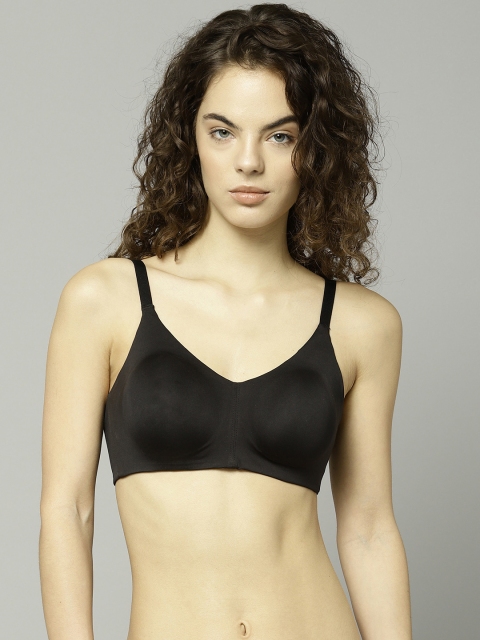 

Marks & Spencer Black Solid Non-Wired Non Padded Everyday Bra 7146