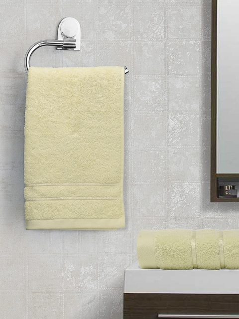 

Trident Set of 2 Yellow Cotton 600 GSM Hand Towels